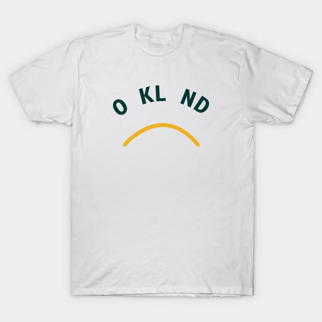 Oklnd Bsebll T-Shirt by sportlocalshirts